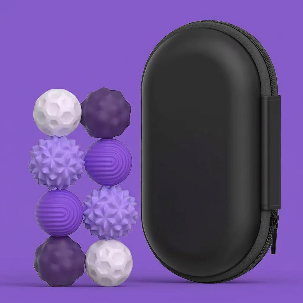 The Anxiety Fidget Ball Set — Silent, Satisfying & Pocket-Ready